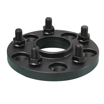 20mmホンダのためのすべての黒い造られた鋼片のアルミニウム ハブの中枢的な車輪のスペーサ12.9の等級のスタッド