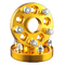 5x100への5x114.3はアルミニウム ハブのSUBARUの金色のための中枢的な車輪のアダプターを造った