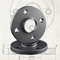 4x100 20mmのスペーサはアルミニウム鋼片のハブの小型シリーズのための中枢的な車輪のスペーサを造った