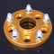 5x100への5x114.3はアルミニウム ハブのSUBARUの金色のための中枢的な車輪のアダプターを造った